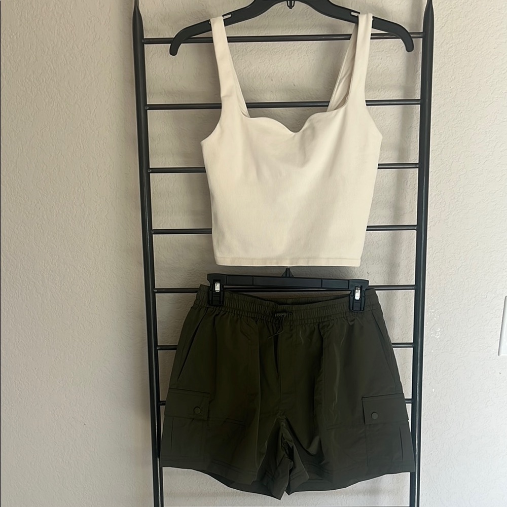 PINK Victoria's Secret Parachute lightweight Cargo Shorts